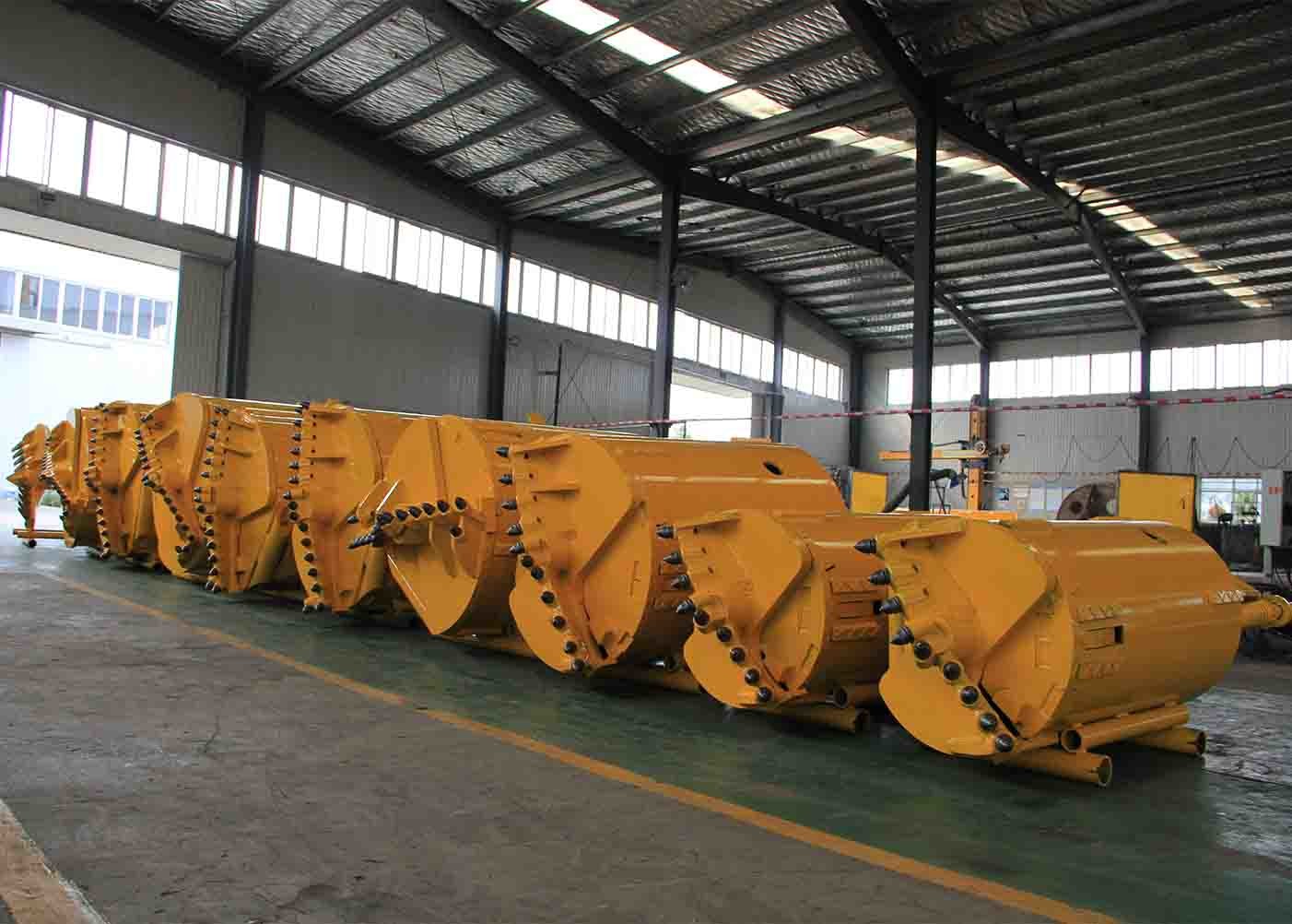 JTHL Q355C Rock Drilling Bucket Cleaning Bucket with Bullet teeth / rock bits