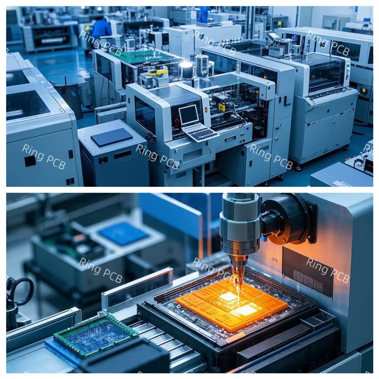 Customized circuit board surface mount industrial test control pcba circuit board smt surface mount processing
