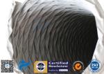 Flexible Air Duct PVC Coated Fiberglass Fabric Grey 200MM 10M 260℃ Waterproof
