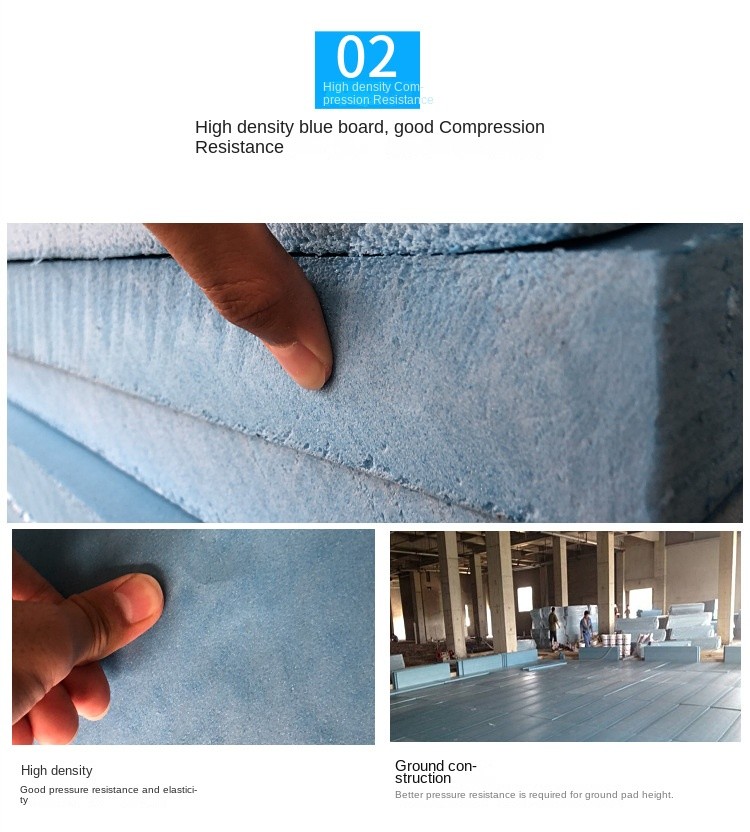 OEM Moisture Proof Xps Foam Sheet Rigid Foam Extruded Polystyrene