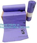 Environmental Biodegradable Bin Liner Bags, Compostable Garbage Bags, Edible 100