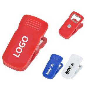 China Colorful Promotional Big Magnet Bottle Opner Clip Logo Customized wholesale