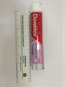 China Toothpaste Round Abl Packaging With Doctor Flip Top Cap wholesale