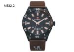 China Wholesale Men's Quartz Watch Fashion Business Wristwatch Leather Band M532