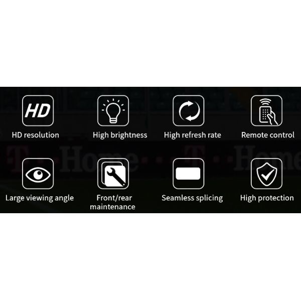 LED Stadium Screen with 2mm-10mm Pixels 960x960mm Module Size and 4000-5500 Brightness for Full-Color Video Wall