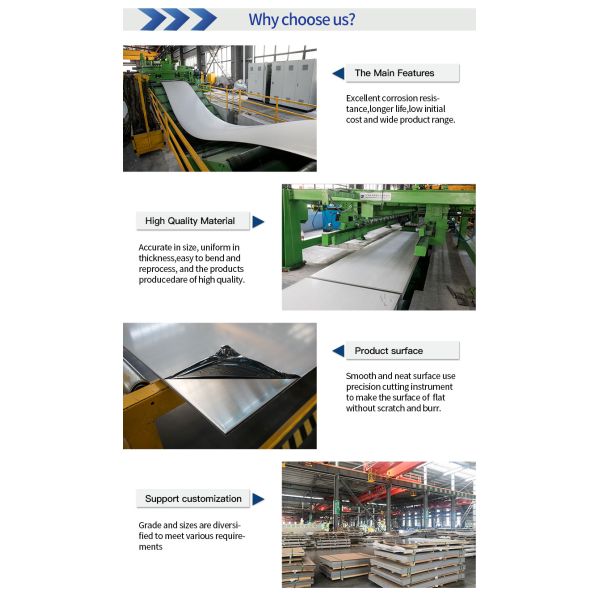 A240 ASTM 316 Stainless Steel Plate No.4 Surface 1220mm 1250mm 1500mm