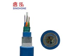 China Underwater Armored Fiber Optic Cable With 4 12 24 48 72 144 288 Core G652 Fiber wholesale