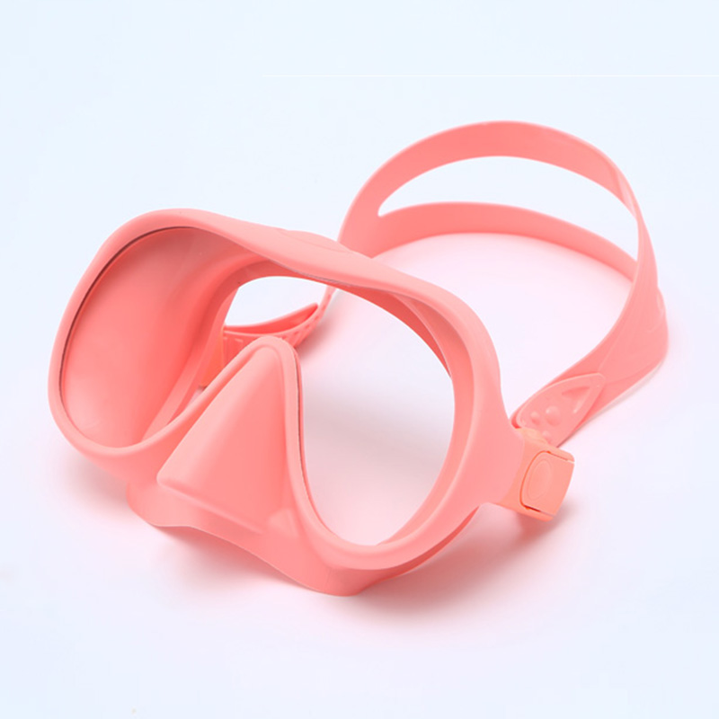 Frameless Snorkeling Goggles Single Lens Silicone Scuba Adult Diving Mask for Spearfishing