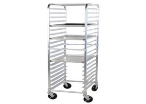 China RK Bakeware China 15 Trays Stainless Steel Baking Tray Trolley Bread Oven Rack wholesale