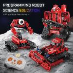 Indoor-Outdoor Electric Toy 5-in-1 Stunt Robot for Educational Building Block