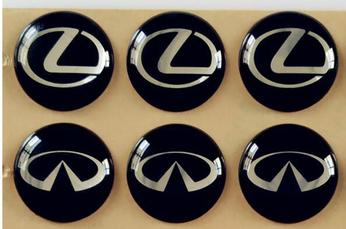 Custom printing self adhesive round epoxy dome resin gel sticker