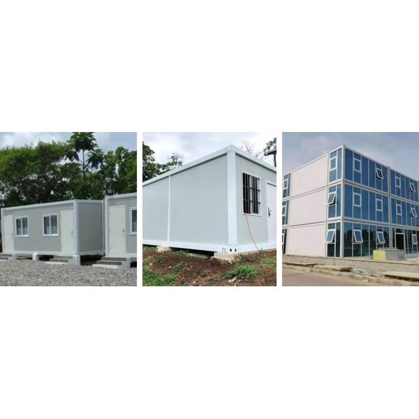 Modular Prefab Flat Pack Homes Steel Construction For House Office Kiosk Shop