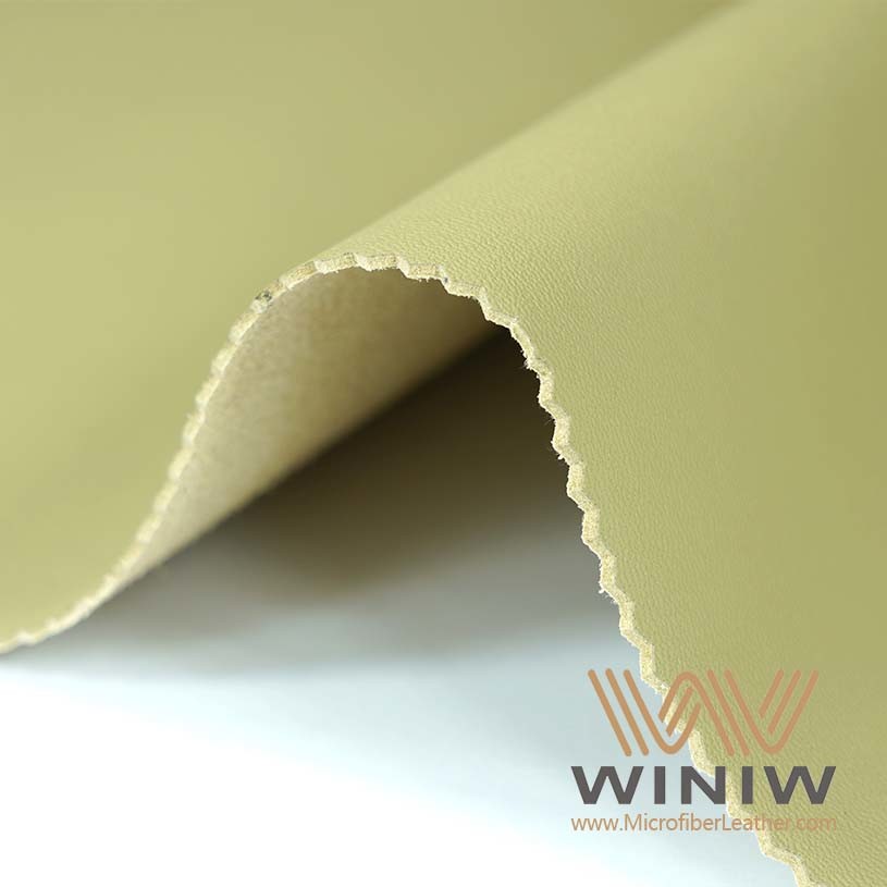 Synthetic Microfiber Faux Leather Fabric Embossed For Car Upholstery