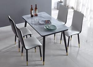 China Ground Glass Banquet Solid Modern Dinning Table And Chairs wholesale