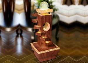China 29 Inch Step Wood Rattan Effect Water Fountain wholesale