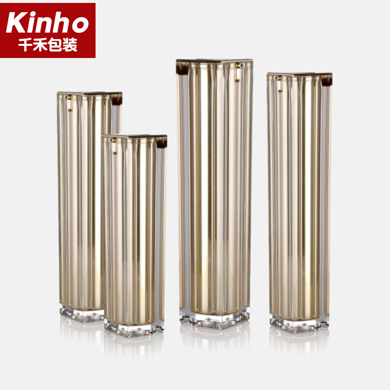 PMMA 30ml Airless Pump Bottle 40ml 50ml 80ml 100ml Luxury Double Wall Vacuum