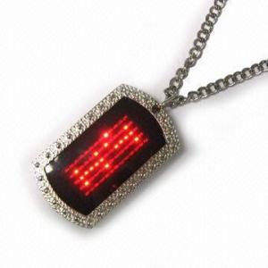 China 2015 new fashion Flash pet LED name tag wholesale