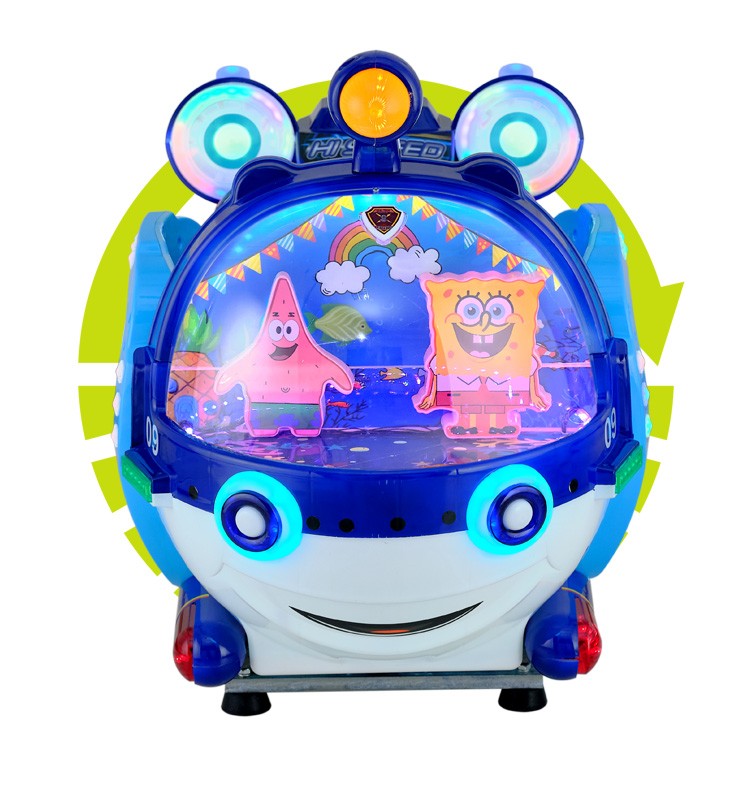 63*84*110cm Plastic Submarine Kiddie Ride Game Machine with Attractive Appearance