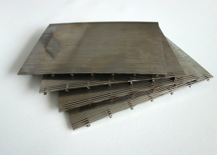wedge wire screen panel or v wire filter plate or johnson screen plate / arc screen plate / sieve bend screens
