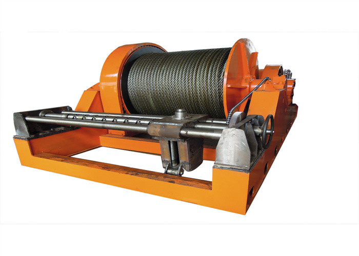 30Ton Slow Speed Winch With Spooling Device Hydraulic Power