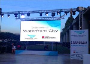 China IP65 Large Outdoor Led Display Screens 5.95mm Pixels 5000nits Brightness wholesale