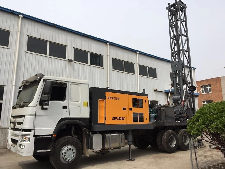 SRJKC300 300m TRUCK MOUNTED WATER WELL DRILLING RIG shallow water well drilling equipment water well rig well digging
