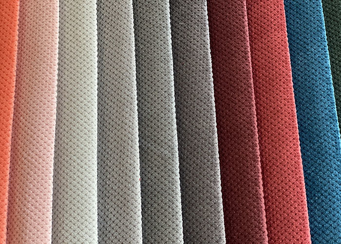 305gsm Plain Sofa Fabric Linen Rayon Polyester Tri Blend Fabric