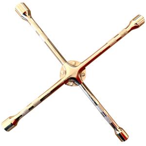 China Rotary Type 17mm Socket Cross Rim Wrench Car Tire Repair Tool wholesale