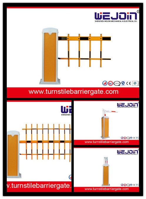 Rfid Electronic Security LED Boom Barrier Gate Parking Aluminum Arm Barrier