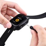 Waterproof Child Safety Gps Smart Watch 1000m Black 650 MAh