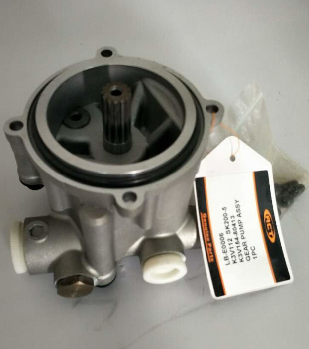 Hydraulic Pump Parts Stainless Steel Gear Pump 4 Holes 13 Teeth For Kobelco