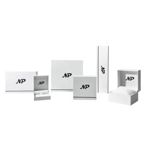China White Classic Luxury Jewelry Packaging Boxes Simplicity Ring Boxes For Wedding wholesale