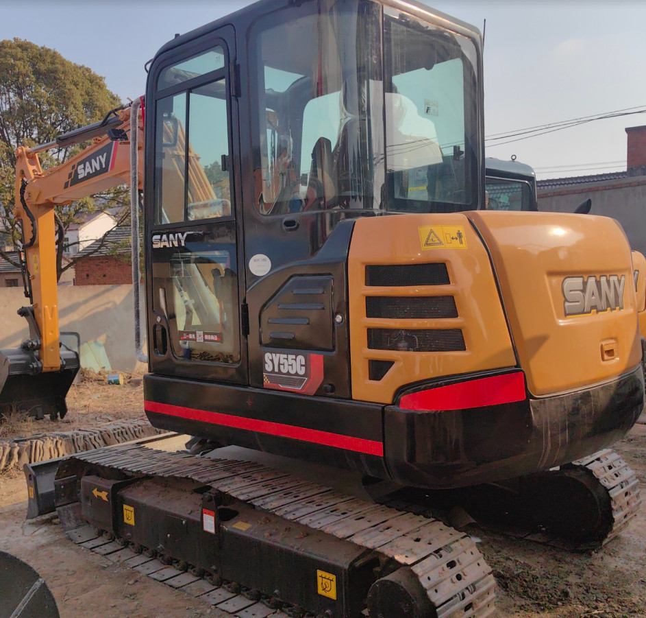 Good Quality 5 Ton Used Mini Hydraulic Crawler Excavators SANY SY55C