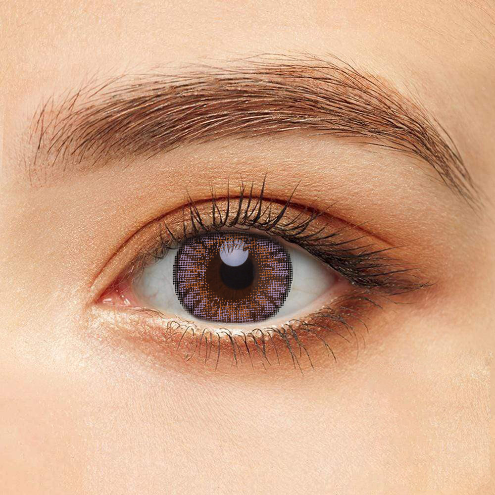 Cosmetic Brilliant Blue Turqoise 14.5 Mm Contact Lenses Oem