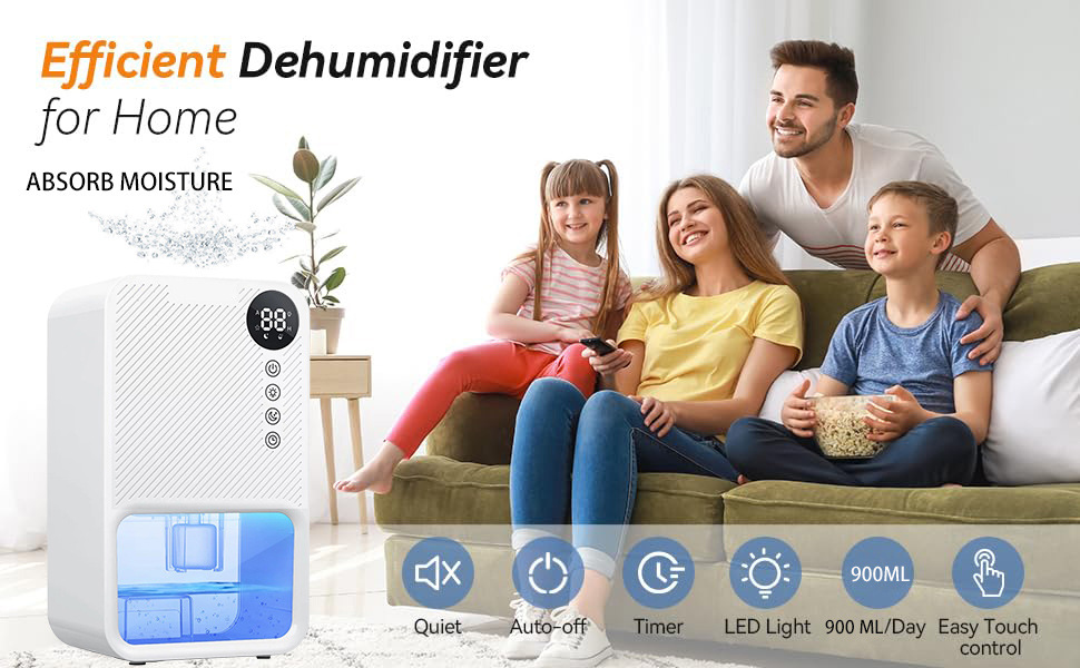Intelligent Visible Dehumidifier for Moisture-Proof and Bedroom Drying in Small Spaces