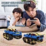 Unisex 2 in 1 Remote Control Racing Car DIY Building Kits for Kids Boys Girls 8