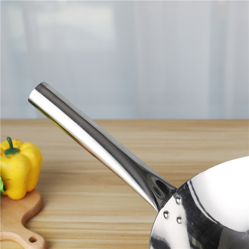 Single Handle Stovetop Frying Pan Non Stick Stainless Steel