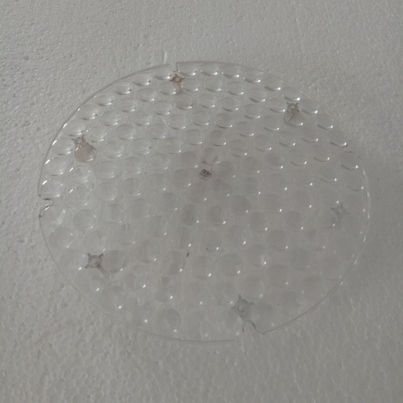 Customized LED Modules Parts 220VADC12VDC Fresnel Lens With Cobweb Cover