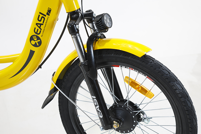 Takeout E Bike High Capacity 400W 20Ah Electric Bicycle With Aluminum Pedal