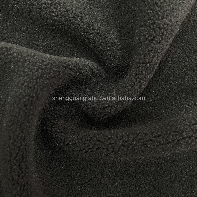 4 Way Stretch 100% Polyester Micro Polar Fleece Fabric for Clothing Home Sofa Water Proof