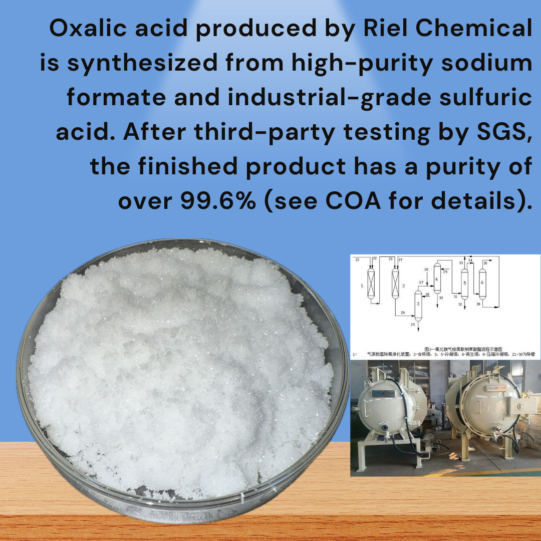 99.6% National Standard Industrial Grade Oxalate Oxalic Acid 6153-56-6