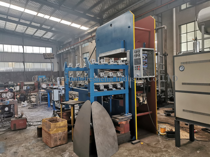 Large Type Rubber Sole Sheet Vulcanizing Press Machine
