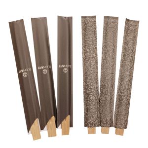 210mm/240mm*4.3mm/4.8mm/5.0mm Customized Disposable Bamboo Chopsticks for Sushi