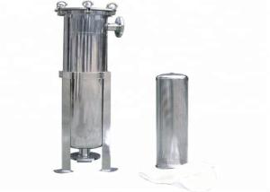 China Stainless Steel Single Cartridge Filter Housing , Beer Filter Housing OEM / ODM Available wholesale