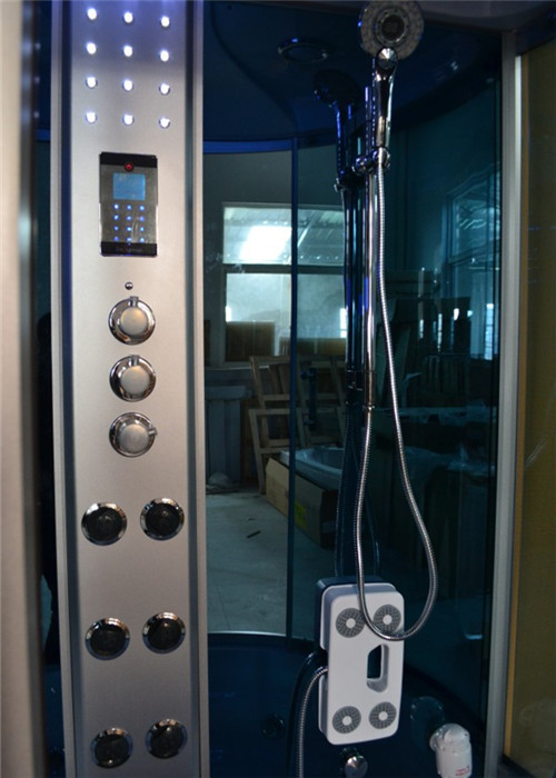 Large Steam Shower Tub Combo Jacuzzi Shower Stalls With 6 Directional Hydrotherapy Jets