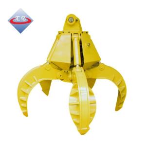 China 50T Mini Excavator Grapple Bucket NM360 Maximized Grapping Capacity wholesale