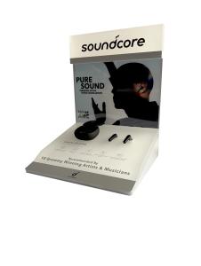 China Favre Acrylic Wireless Earbuds Display Stands , Aluminium Earphone Display Stand wholesale