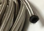 Outer Stainless Steel Braided Compressed Air Hose Pure Rubber Tube Inside