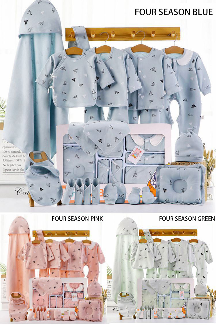 18 Pieces and 22 Pieces/Set of Baby Gift Box Newborn Clothes Baby Suit 0-12 Months Winter Newborn Baby Products