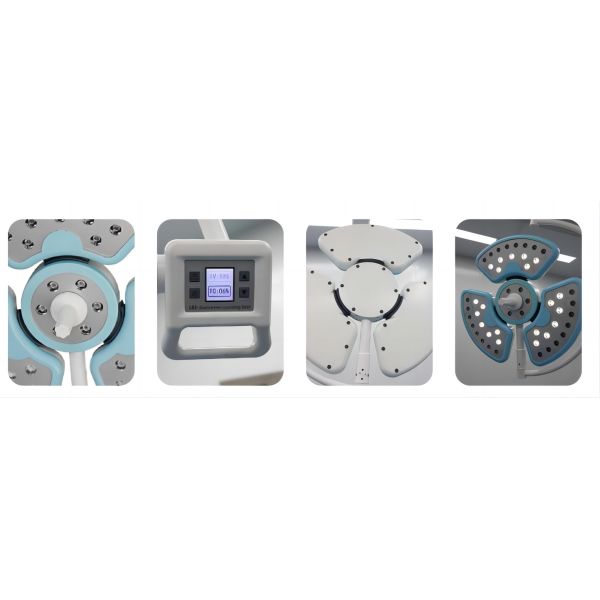 LED 3 Petal Type Mobile Shadowless Operating Lamp Operation Theatre Light EXPERT-LED720/720